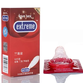 12pcs Threaded Ultra Thin Condom Sex Toys Latex Passion Cock Cover Penis Sleeves Lasting G-spot Adult Condoms Fama Sex Products 1