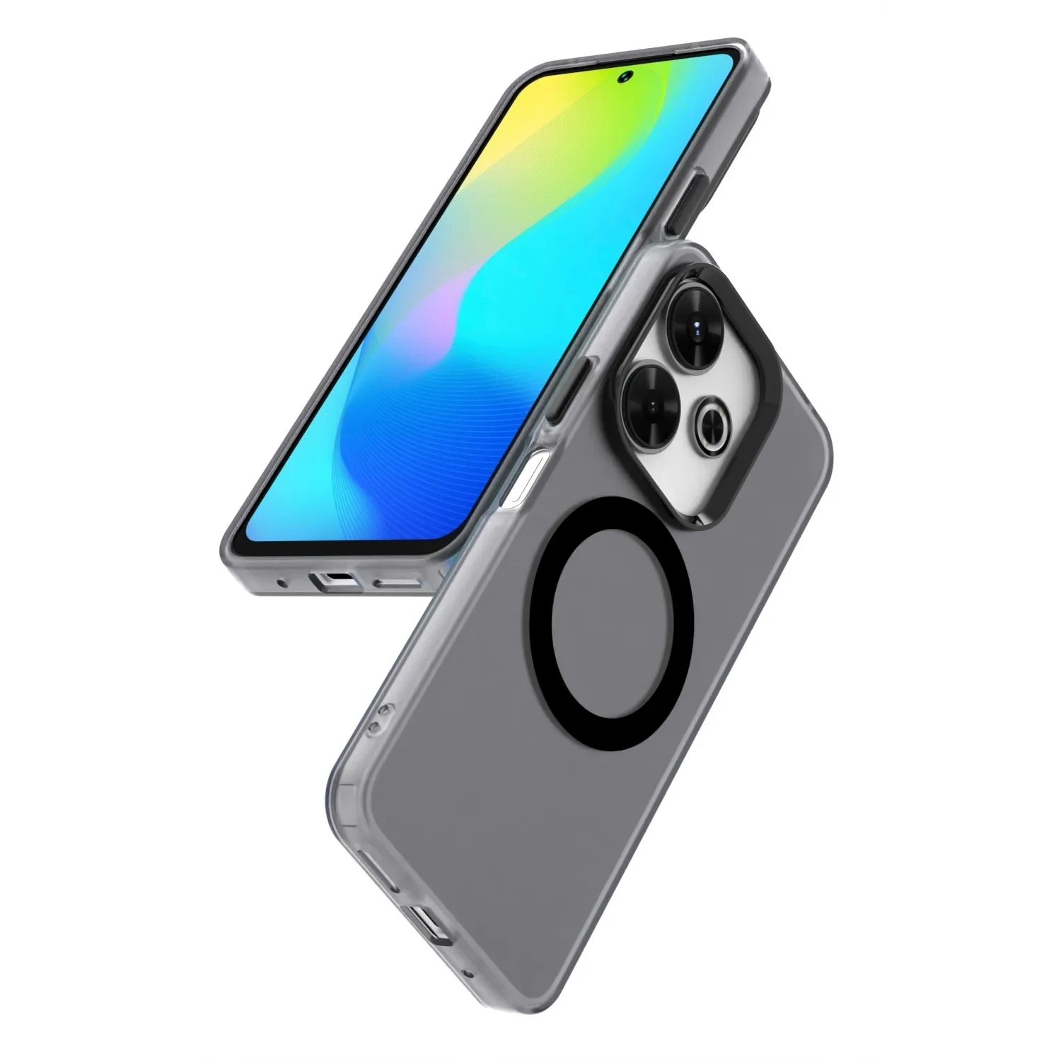 Matte Candy Magnetic Wireless Charging Transparent Case
