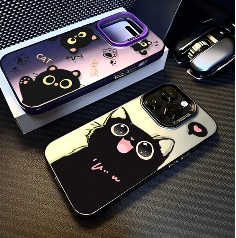 Cute Black Cat Cover - Stylish Protective Case