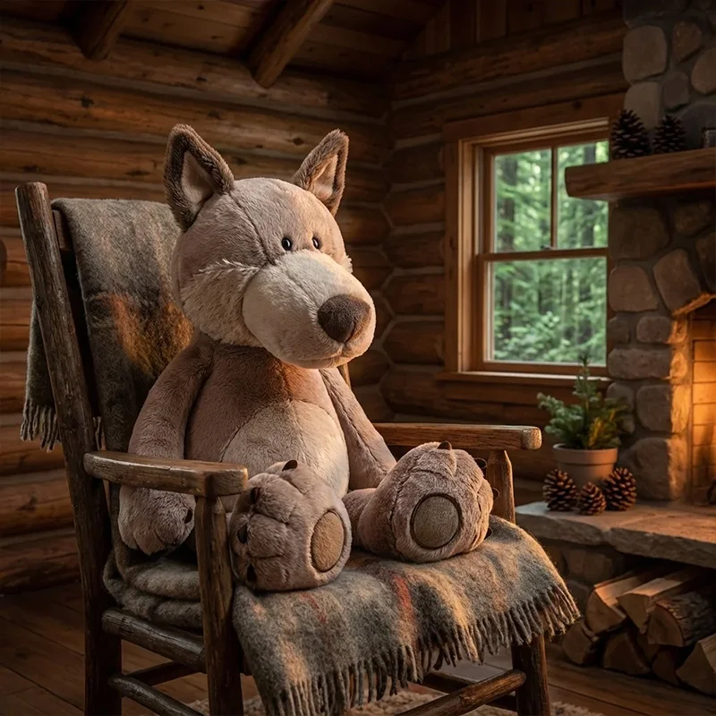 Big Bad Wolf Plush Toy - Stress-Relief, Comfort & Fun Companion Gift