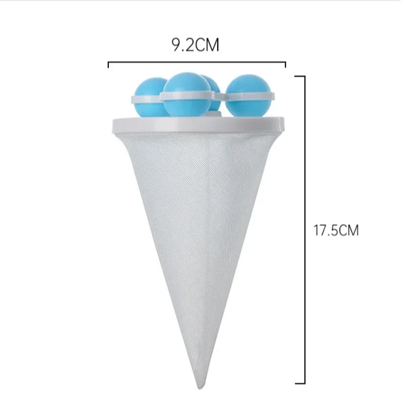 Washing Machine Filter Bag Reusable Mesh Laundry Ball Floating Lint Hair Catcher Pet Hair Remove Dirt Collection Cleaning Tools