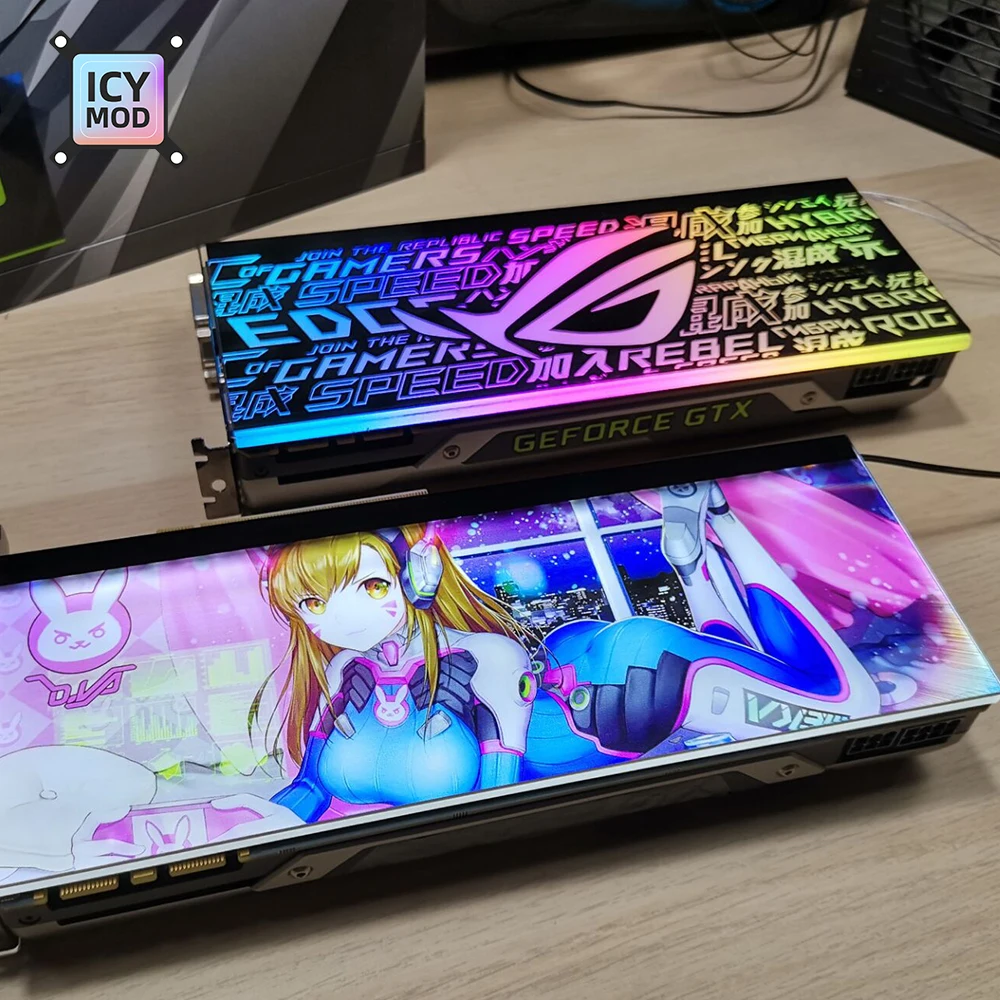 PC Case RGB Panel Chassis Shroud Customize ARGB DIY VGA Backplate Cabinet Cover Colorful AURA SYNC MOD Plate 5V pc case pc chassis