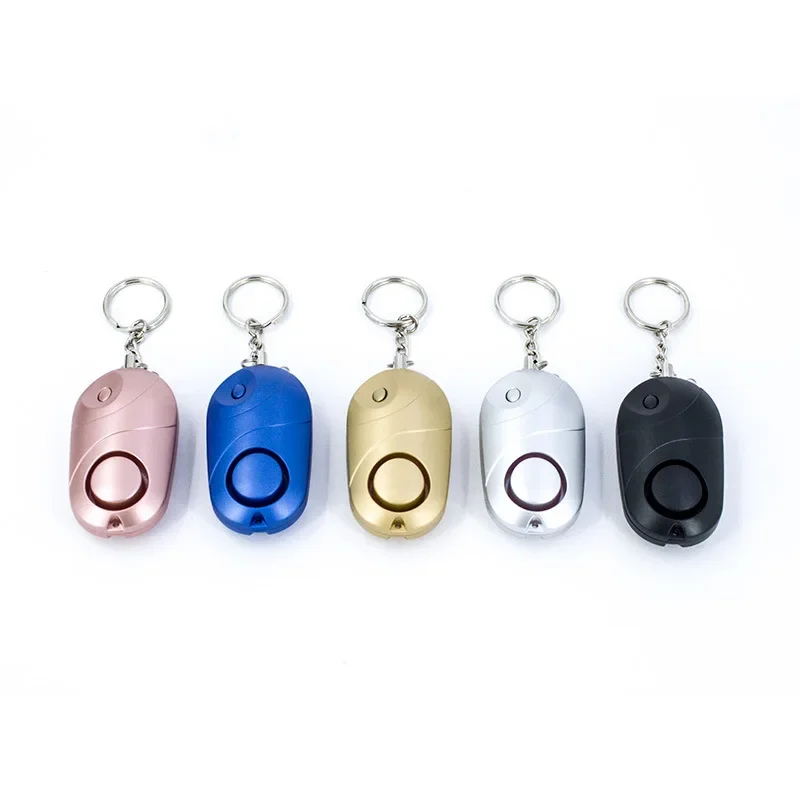 130 DB Safesound 개인 보안 경보 키체인, LED 조명, 미니 자기 방어 전자 장치, 여성 여아 및 어린이용