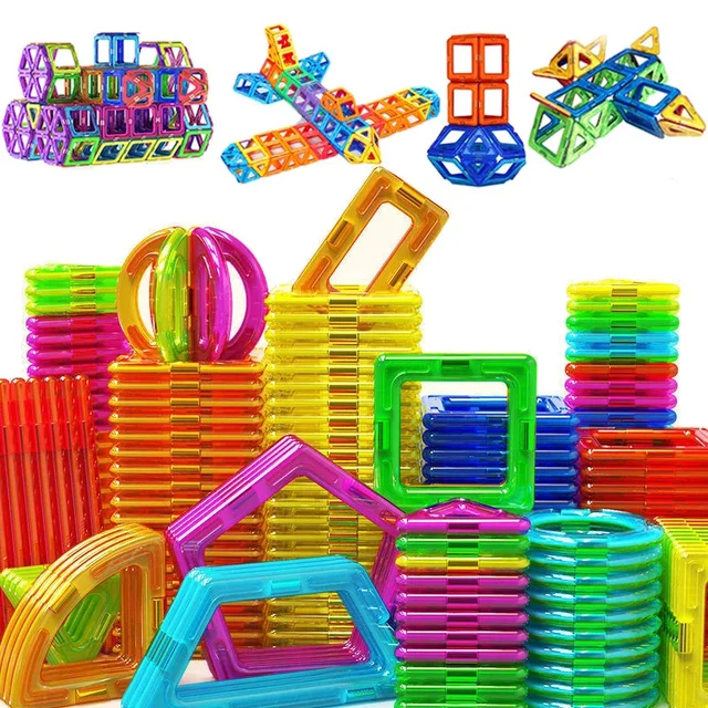 Mini Size Magnetic Designer Constructor Set Magnetic Blocks Model Construction Toys Educational Toys for Children Gift 1