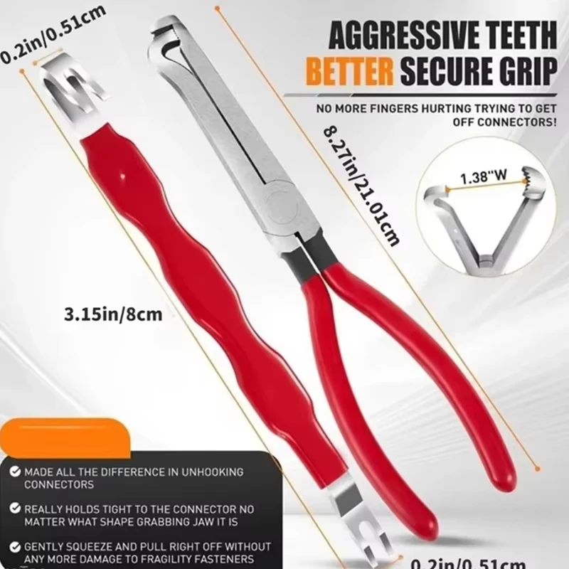 2PCS Electrical Disconnect Pliers Set Car Fuel Line Removal Plier Electrical Connector Separator Car Repair Tools