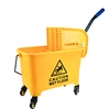 20L 24L 32L rigid plastic side press floor cleaning squeeze mop bucket with wringer for commercial 1