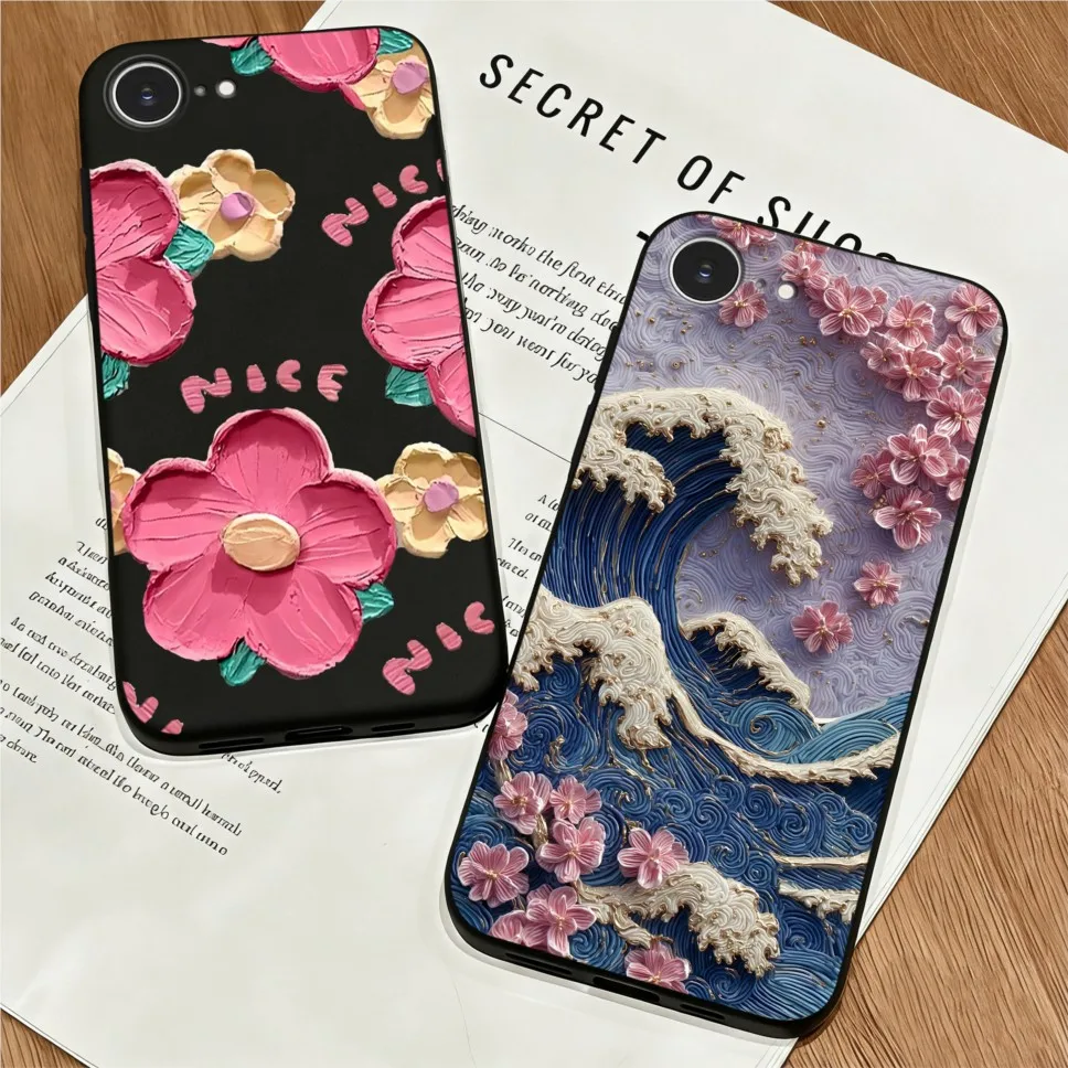 Sleek Full Protection Silicone Phone Case with Modern Design