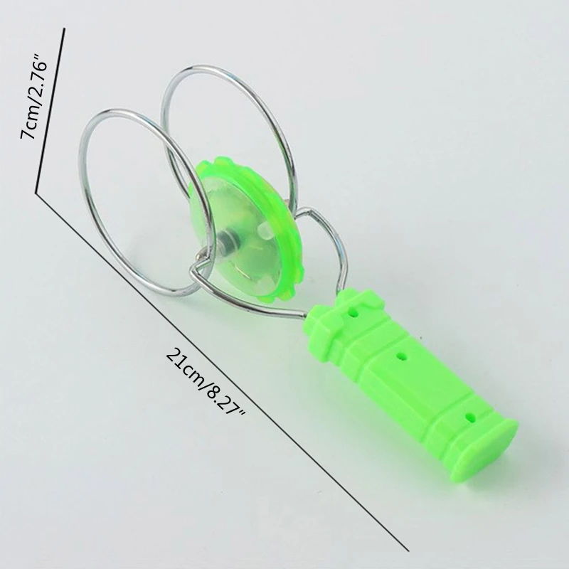 Magnetic Spinning Top Luminous Toy for Children Party Props Flashing Spinner Gyros Wheel Rotation