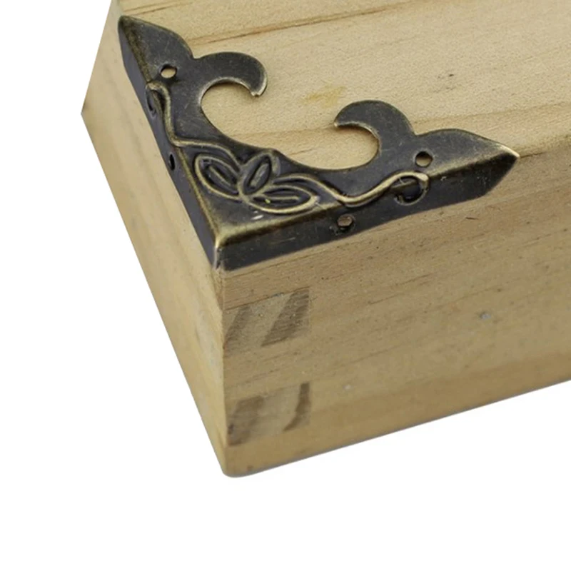 10 Pcs Antique Corner Bracket for Scrapbook Albums Jewelry Wooden Box Furniture Hardware silicone corner protectors,cabinet door copper corner piece