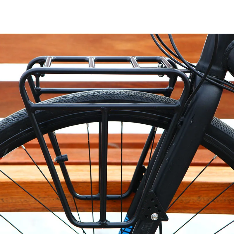 Porte-Bagages Avant Vélo Universel – Facile à Fixer – Pour VTT, Ville