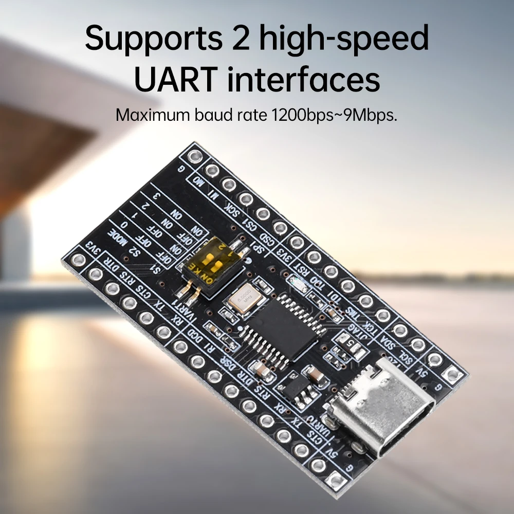 CH347 Development Board Module High Speed USB to UART / I2C / SPI JTAG GPIO Open Source USB-HS-Bridge