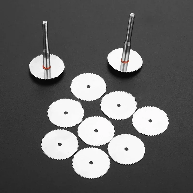 

12Pcs 22mm Circular Saw Blade Wood Plastic Aluminum Rotary Cutting Discs With Mandrel Woodworking Tool