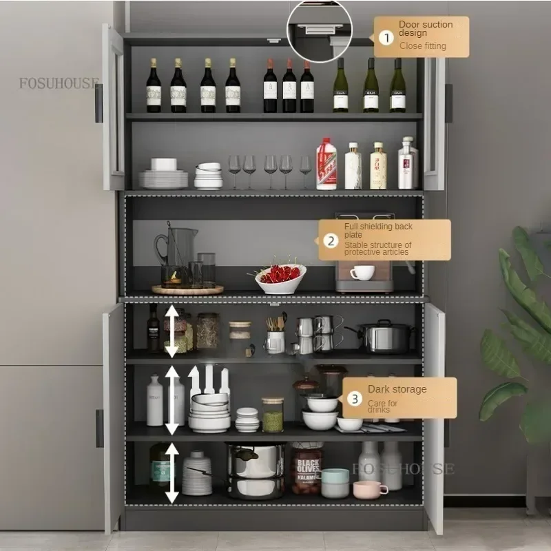 Modern Simple Wall Sideboard Home Furniture et Cabinet Tableware Storage Rack Wine Display Cabinet Kitchen Sideboard c