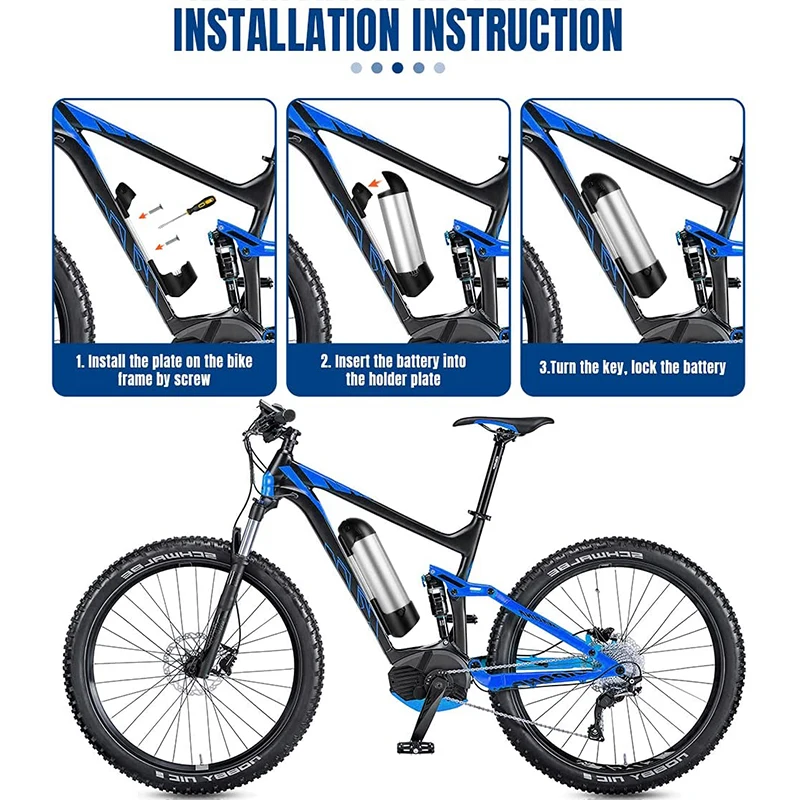 36V 500W Electric bike kit with battery 12Ah 15Ah ebike electric bicycle kit 20 26 27.5 700C front rear electric wheel hub motor