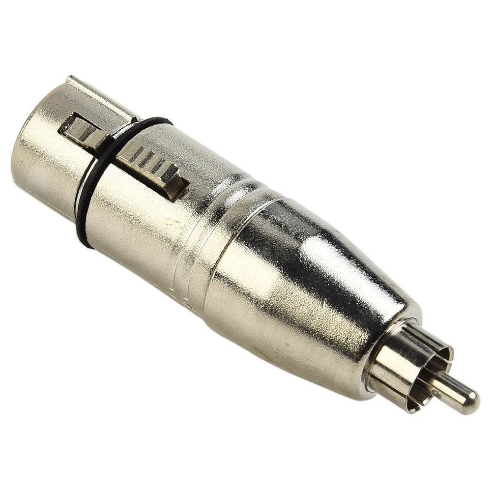 Audio Cable Adapter XLR To RCA Adapter Audio Cable Zinc Alloy For Sound Console For Microphone Durable