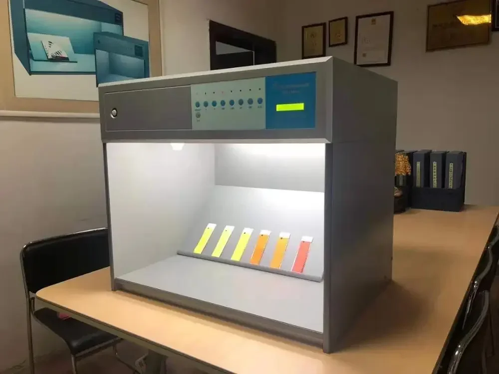 YYHC-Color viewing Light Booth,Color Assessment cabinet/color match light box 4