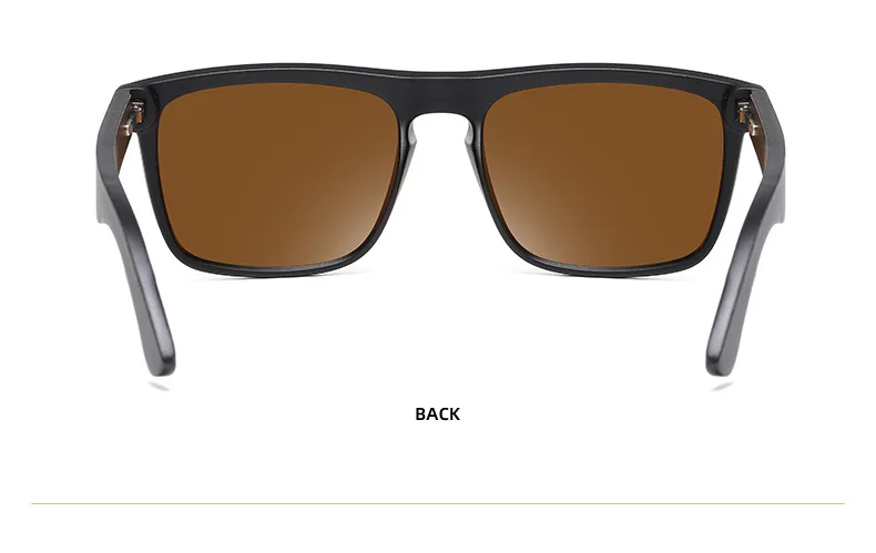 Polarized 100% Natural Wooden Sunglass Frame Bamboo Black Sunglasses Men's UV Protection Luxury Vintage Sunglasses
