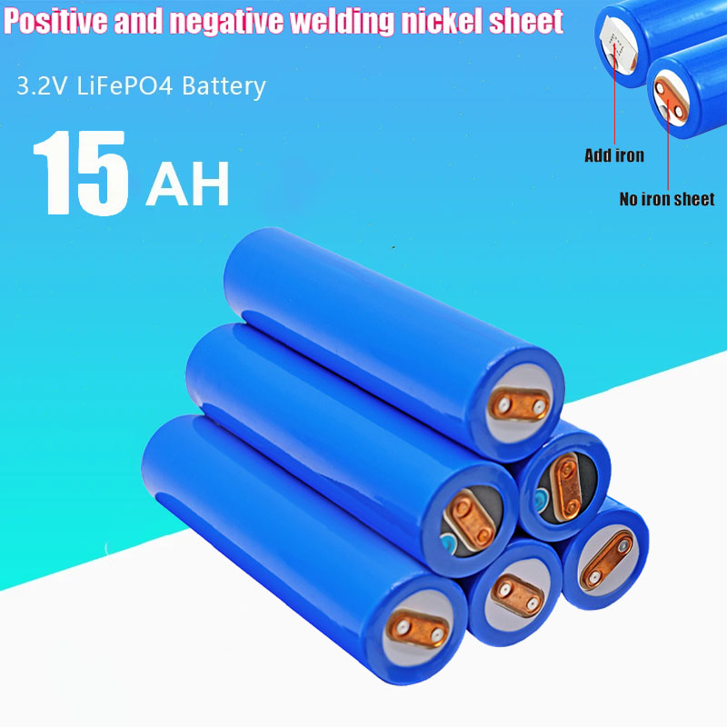 New 33140 3.2V 15Ah Lifepo4 Lithium Battery for Diy 12v 24v Electric Bicycle Electric Scooter Power Tools Nickel-containing