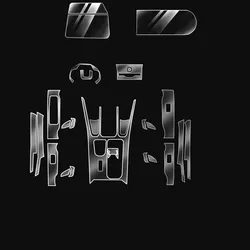 Tpu Transparent Film for Haval Dargo Car Position Interior Protection Sticker Center Control Gear Shift Door Lift Window Panel