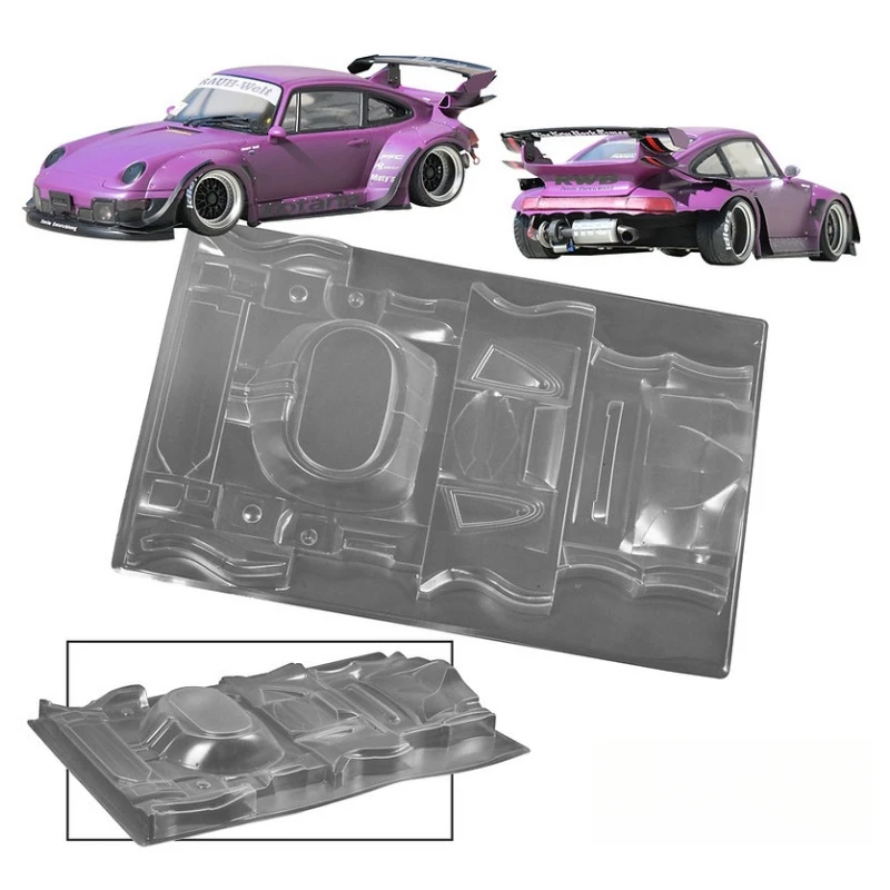 1/10 ポルシェ ボディセット Nスタイル 限定品 送料込み 3Dウィング付属 PORSCHE DESIGN ミニカー 1/18 ポルシェ 718 ケイマン SPARK