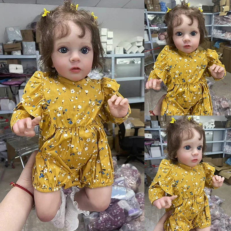 

60CM Missy Reborn Toddler Girl Real Picture 3D Skin Multiple Layers Painting Visible Veins High Quality Collectible Art Doll