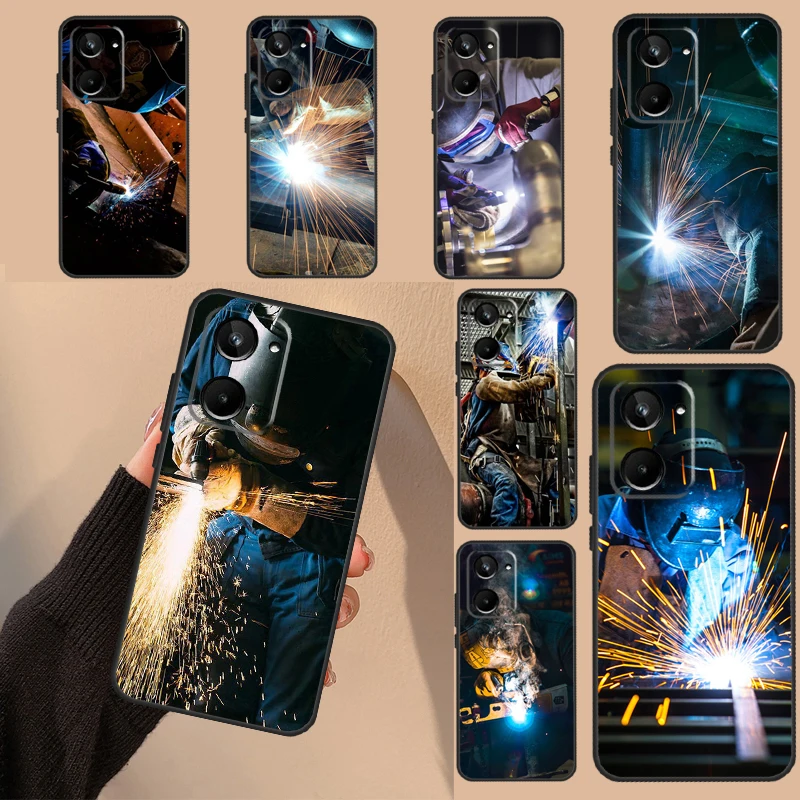 Saldatore Saldatura Hot Metal Worker Per Realme C31 C25S C21Y C30 C33 C35 C55 C11 C15 Gt Neo 5 3 2T 3T 8 9 11 10 Pro Plus Case