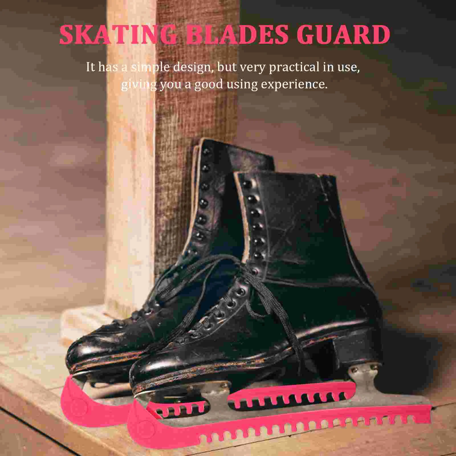 Durable Ice Skate Protector Skating Blades Covers Hockey Field Protective Guard Black Child Boys Shoes Team Sports