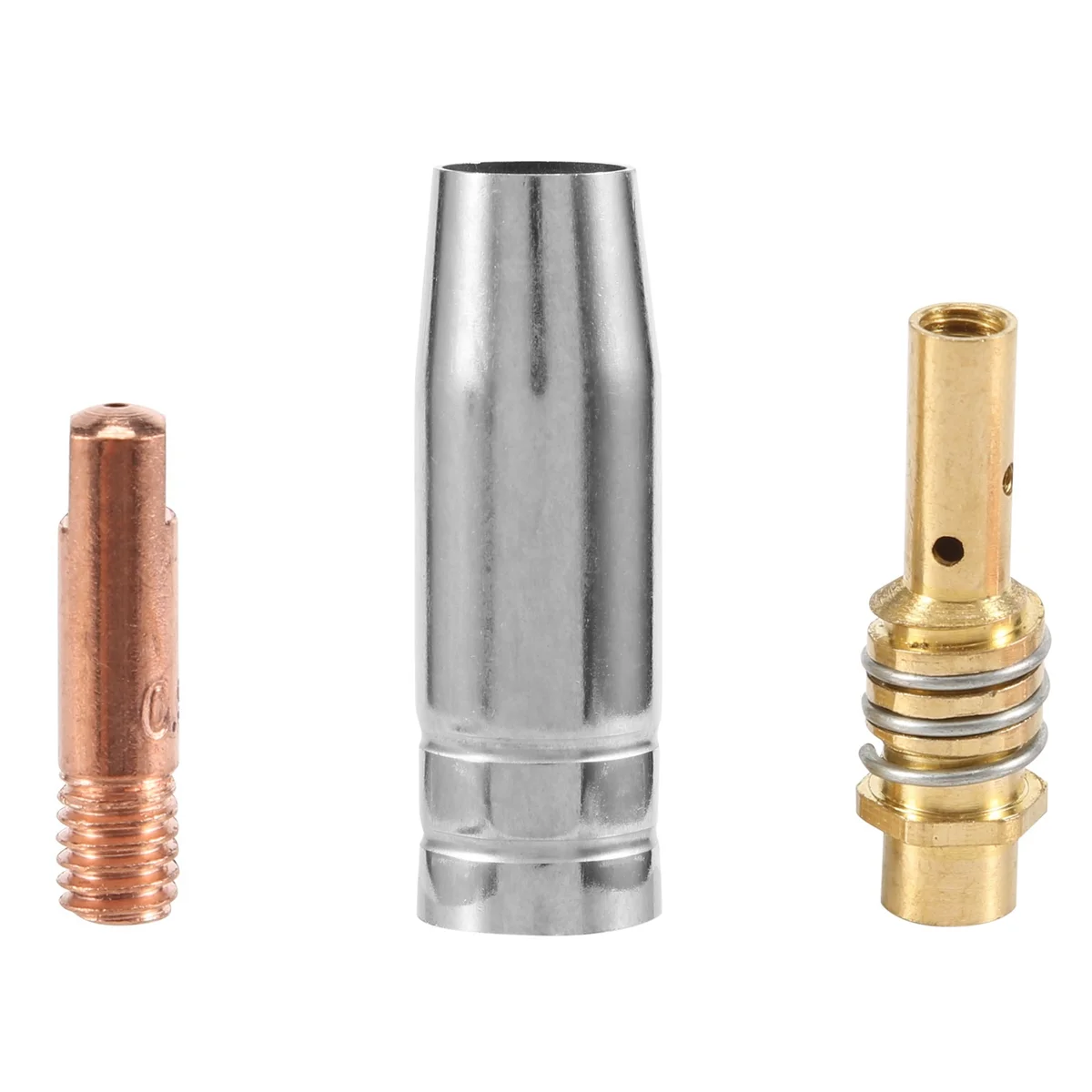 

28Pcs 15AK Welding Torch Consumables 0.9mm MIG Torch Gas Nozzle Tip Holder of 15AK MIG Welding Torch