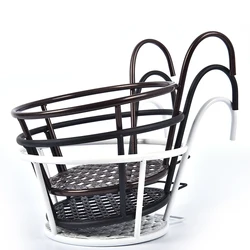 Hanging Type Versatile Metal Plants Stand Plant Shelf Rack for Indoor Balcony Flower Stand Green Hanging Orchid Hanging Basket