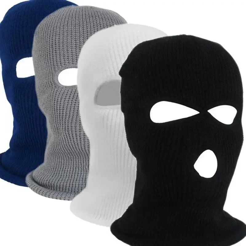 

Army Tactical Mask 3 Hole Full Face Mask Ski Mask Winter Cap Balaclava Motorbike Motorcycle Helmet Full Helmet