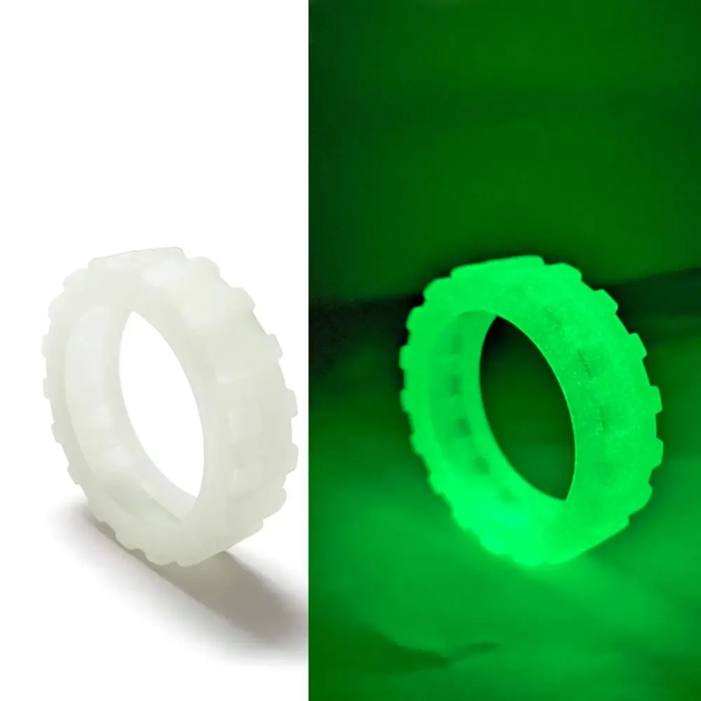 Luminous Silicone Travel Luggage Wheel Covers - Silent Suitcase Protection, Set of 8