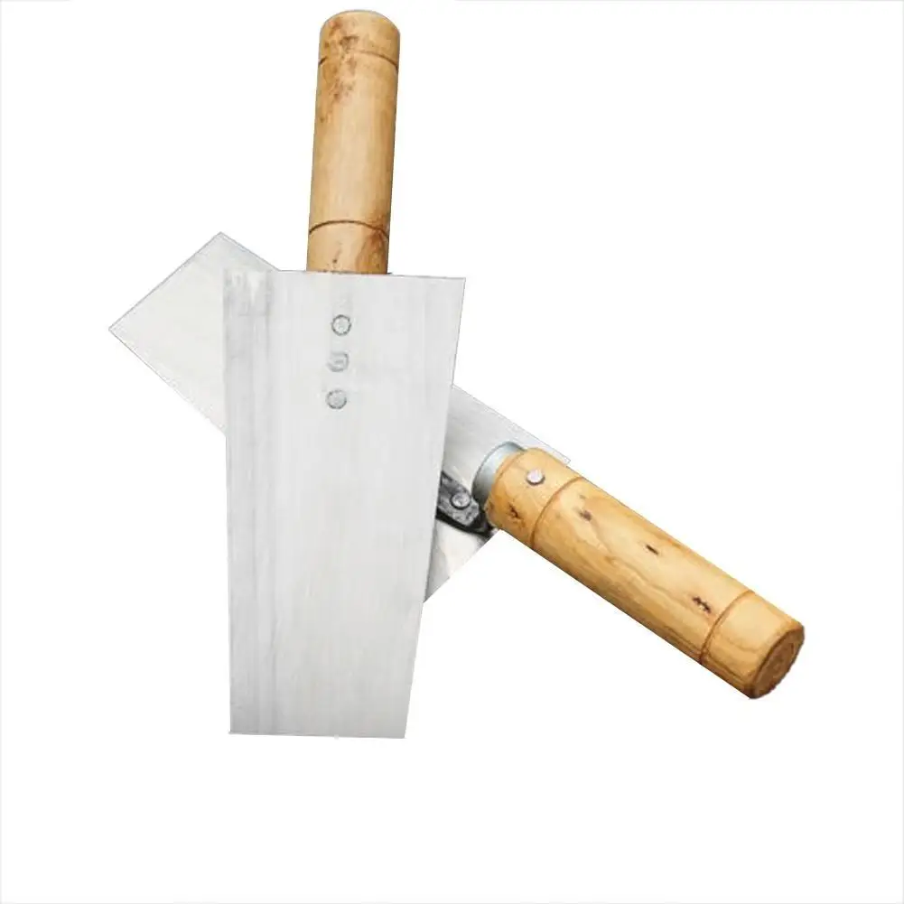 Plastering Trowel Cement Float Margin Trowel Bucket Stainless Steel Putty Knife Brick Gauging Wall Hand Tool