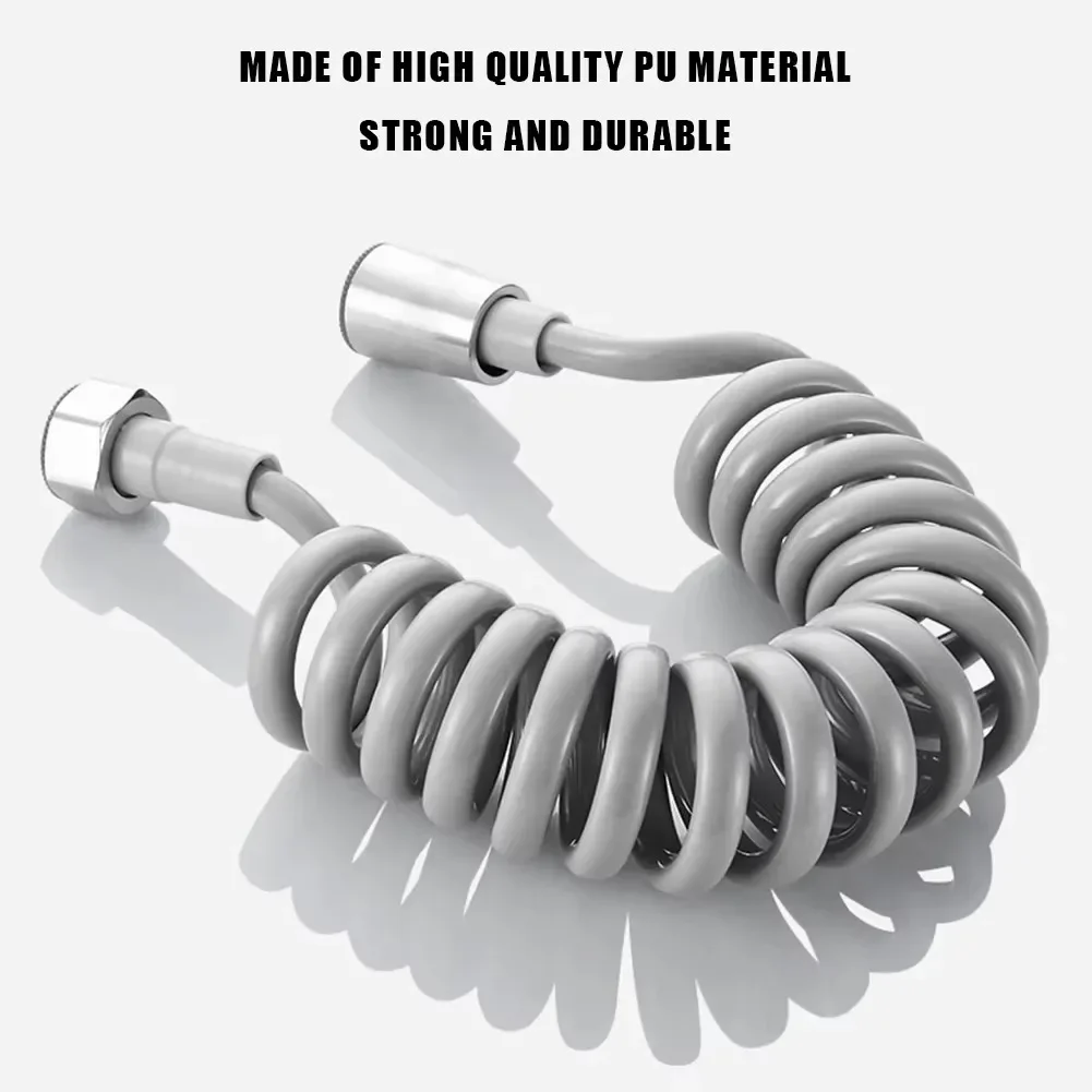 Shower Hose Plumbing Hose Plumbing Supply Hose PVC Plastic Hoses 2m 3m 5m Spring Bathroom Water Toilet Bidet Sprayer Telephone Line Soft