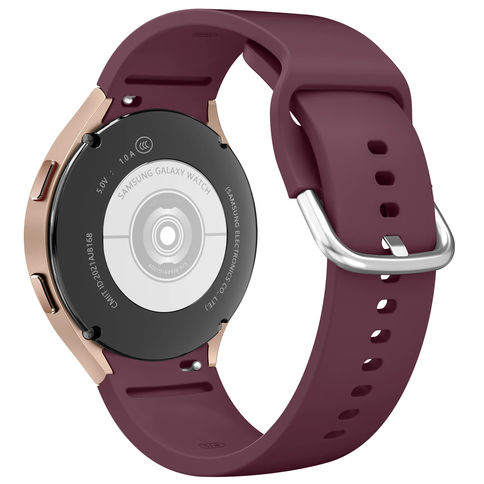 Seamless 20mm Silicone Watch Band – Universal Design