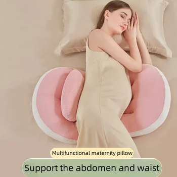 oreiller en forme de u pour femme enceinte, oreiller latéral pour soutenir le sommeil du ventre pendant la grossesse
