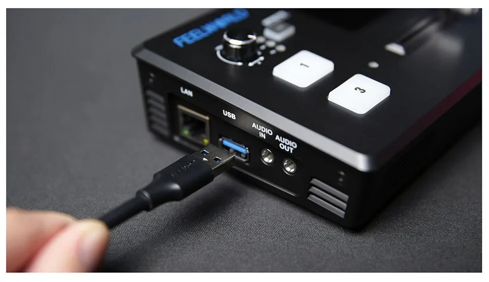 FEELWORLD LIVEPRO L1 V1 Multi Format Video Mixer Switcher 4xHDMI Inputs Camera P