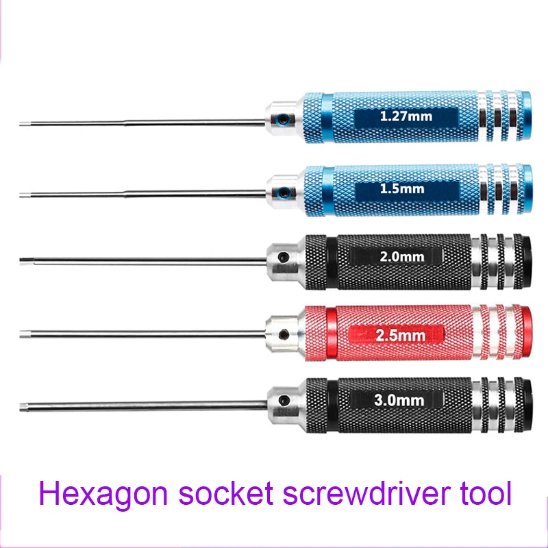 3D Printer Screwdriver Disassembly Tool Aircraft Model Maintenance Hexagonal Screwdriver Set Super Hard Wrench