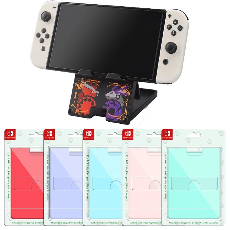 Per Nintendo Switch Stand Staffa Regolabile Animal Crossing Portable Chassis Base Switch Lite Holder Stand Accessori Per Giochi