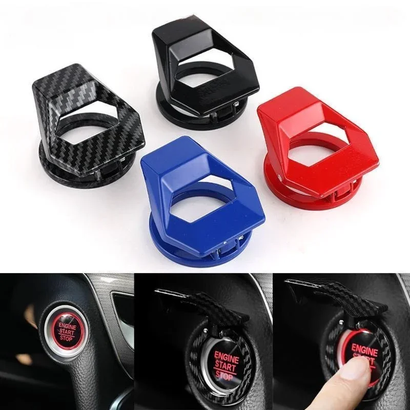 Enhanced Car Engine Start/Stop Button Decorative Cover - Interior Auto Accessory