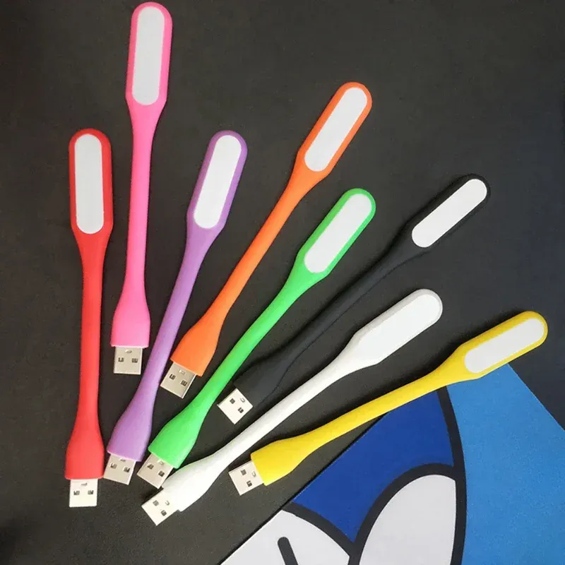 USB Mini Reading Book Light Portable Camping Plug Night Light Power Bank Table Light PC Laptop Table Lamp
