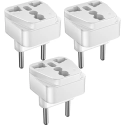 Universal Travel Adapter Set - Seamless Power Conversion - White