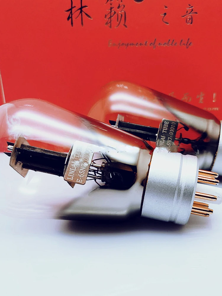 LINLAI Vacuum Tube 6SN7 Elite Series E-6SN7 Replace 6SN7 CV181 6N8P 6H8C 5692 HIFI Audio Valve Tubes Electronic Tube Amplifier