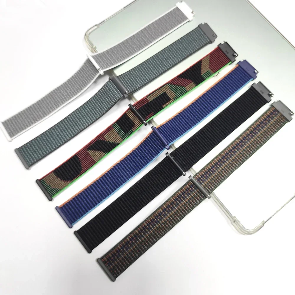 Braided Nylon Watch Band - 20mm & 22mm Sizes, Universal Fit