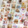 2m Roll PET Tape Time River Series French Romantic Handnet Decoration Material Recycling Sticker 6 Styles 3