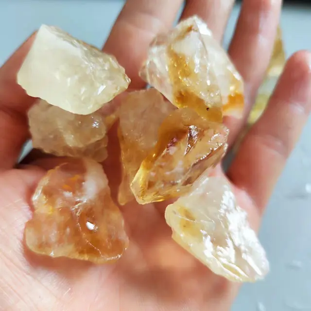 Natural Raw Citrine Crystal Stone 3