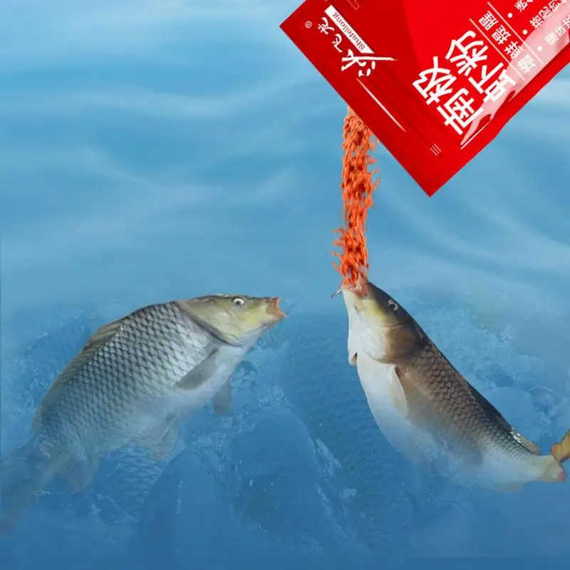 Fish Attractant Powder 30g Red Worm Highly Concentrated Natural For Freshwater Saltwater Fishing