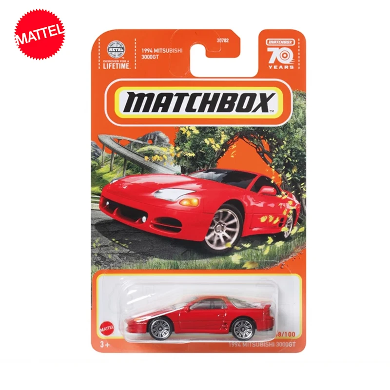 

Original Mattel Matchbox 30782 Car 1/64 Diecast 70Years 68/100 1994 Mitsubishi 3000GT Model Vehicle Toys for Boy Collection Gift