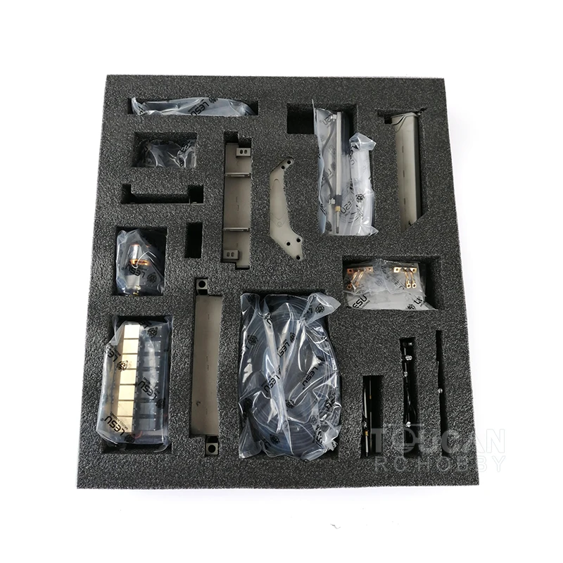 In Stock LESU RC Hydraulic Crane KIT with Motor for 1/14 RC TAMIYAYA Radio Contol Dumper Tractor Excavator Model Toys TH19710 6