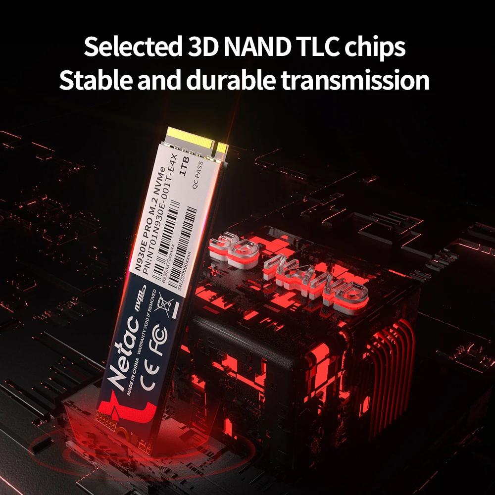 【SSD 1TB】Netac N930E PRO M.2 NVMe クローンソフ SSD] 1TB Netac N930E Pro M.2 NVMe SSD - $49.11 w/ code