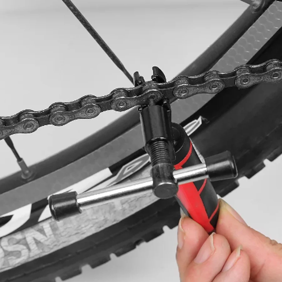 Démonte-chaîne Vélo - Extracteur De Maillons En Acier, 3 Ports à Rayons - Outil Réparation Et Nettoyage Chaîne